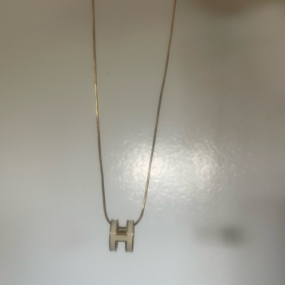 Hermes H Necklace